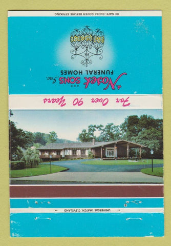 Matchbook Cover - Nosek & Sons Funeral Homes North Randall OH 40 Strike