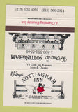 Matchbook Cover - Nottingham Inn PA 40 Strike