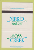 Matchbook Cover - Moss Creek Hilton Head Island SC 40 Strike