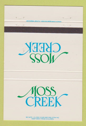 Matchbook Cover - Moss Creek Hilton Head Island SC 40 Strike