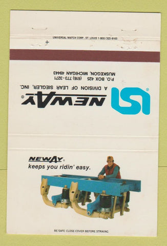 Matchbook Cover - Neway Lear Siegler Muskegon MI 40 Strike