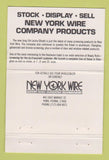 Matchbook Cover - New York Wire Door Window Screening York PA WEAR 40 Strike