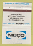 Matchbook Cover - Nibco Piping Products Columbus OH WEAR 40 Strike