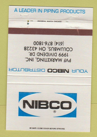Matchbook Cover - Nibco Piping Products Columbus OH WEAR 40 Strike