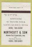 Matchbook Cover - Northcutt  Sons Funeral Home Morehead KY 40 Strike