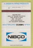Matchbook Cover - Nibco Piping Products Plymouth Meeting PA 40 Strike