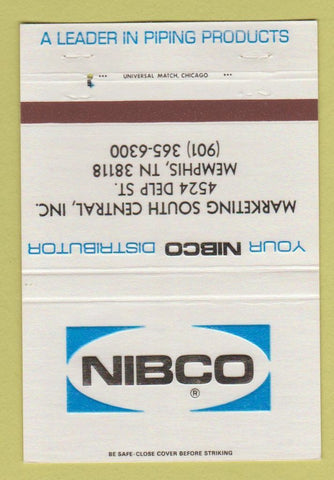 Matchbook Cover - Nibco Piping Products Memphis TN 40 Strike