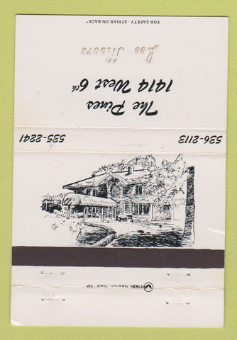 Matchbook Cover - The Pines Pine Bluff AR IMPRINT 40 Strike