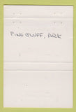 Matchbook Cover - The Pines Pine Bluff AR IMPRINT 40 Strike