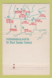 Matchbook Cover - Peninsular Steel Company 40 Strike