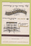 Matchbook Cover - The Palace Hotel Manchester Depot VT WEAR 40 Strike