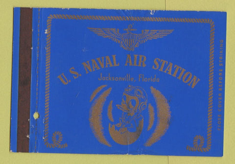 Matchbook Cover - US Naval Air Station Jacksonville FL disney WEAR 40 Strike