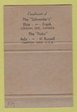 Matchbook Cover - RMS Convention 1963 Detroit MI pinup Well Stacked 40 Strike