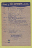 Matchbook Cover - Duke University Durham NC Full Length 40 Strike