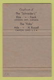 Matchbook Cover - RMS Convention 1963 Detroit MI pinup Like My Brand 40 Strike