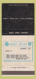 Matchbook Cover - Blue Cross Blue Shield Albany NY 30 Strike