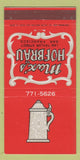 Matchbook Cover - Max's Hofbrau San Francisco CA 30 Strike