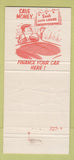 Matchbook Cover - Seagoville State Bank TX 30 Strike