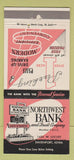 Matchbook Cover - Northwest Bank and Trust Davenport IA 30 Strike