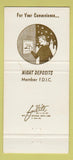 Matchbook Cover - Whitefield Savings Bank ME 30 Strike