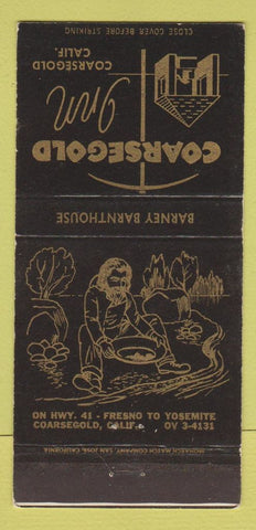 Matchbook Cover - Coarsegold Inn CA 30 Strike