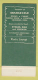 Matchbook Cover - Coarsegold Inn CA 30 Strike