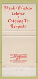 Matchbook Cover - The Fireside Restaurant Milford CT 30 Strike