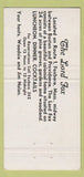 Matchbook Cover - The Lord Fox Foxboro MA 30 Strike