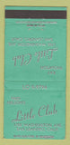 Matchbook Cover - Fred Nelson's Little Club San Leandro CA WORN 30 Strike