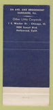 Matchbook Cover - The Little Corporal Kankakee IL restaurant 30 Strike