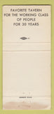 Matchbook Cover - The Brother's Bar Grill Colorado Springs 30 Strike