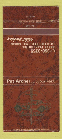 Matchbook Cover - Excalibur Southfield MI 30 Strike