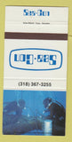 Matchbook Cover - Sea Con New Iberia LA underwater welding oil gas 30 Strike