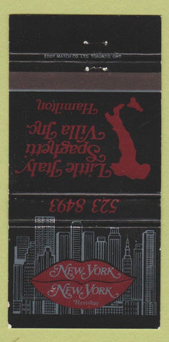 Matchbook Cover - Little Italy Spaghetti Villa Hamilton ON 30 Strike