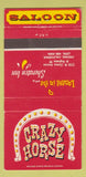 Matchbook Cover - Crazy Horse Sheraton Inn Fresno CA 30 Strike