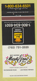 Matchbook Cover - Best Western Mardi gras Inn Las Vegas NV 30 Strike