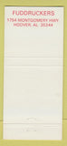 Matchbook Cover - Fuddruckers Hamburgers Hoover AL 30 Strike