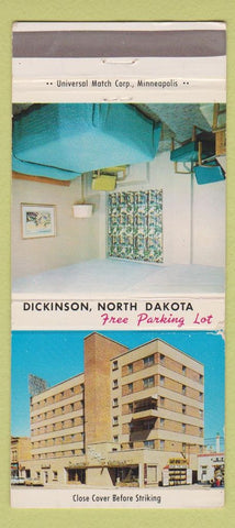 Matchbook Cover - Village Inn Restaurant Dickinson ND WEAR 30 Strike