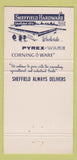 Matchbook Cover - Sheffield Hardware Lowe Paint Americus GA 30 Strike