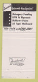 Matchbook Cover - Odds and Ends Lumber Denver Colorado 30 Strike
