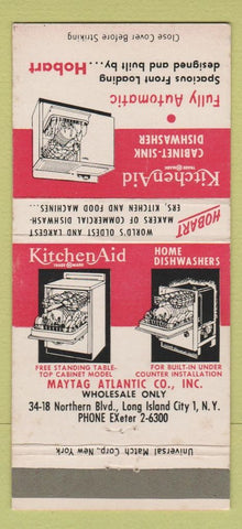 Matchbook Cover - Kitchenaid Appliances Long Island City NY 30 Strike