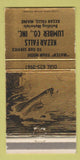 Matchbook Cover - Kezar Falls Lumber ME 30 Strike