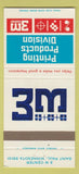 Matchbook Cover - 3M Printing Products St Paul MN WEAR 30 Strike