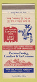 Matchbook Cover - Putnam Pantry Candy Ice Cream Danvers MA 30 Strike