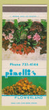 Matchbook Cover - Pinelli's Flowers San Francisco CA 30 Strike