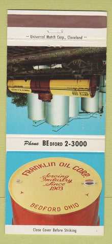 Matchbook Cover - Franklin Oil Corp Bedford OH 30 Strike