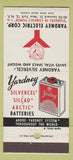 Matchbook Cover - Yardney Electric Silvercel New York City 30 Strike