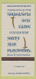 Matchbook Cover - South Seas Plantation Resort Captiva Island FL 30 Strike