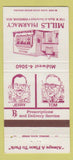 Matchbook Cover - Mills Pharmacy Drug Birmingham MI 30 Strike