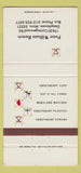 Matchbook Cover - Peter William Rauen Sweetheart Cups Deephaven MN 30 Strike